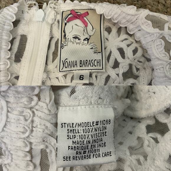 Anthropologie White Lace Dress - Picture 12 of 12